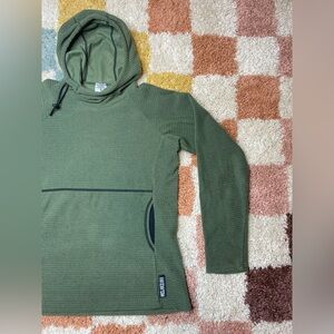 Green Hooded Sweatshirt